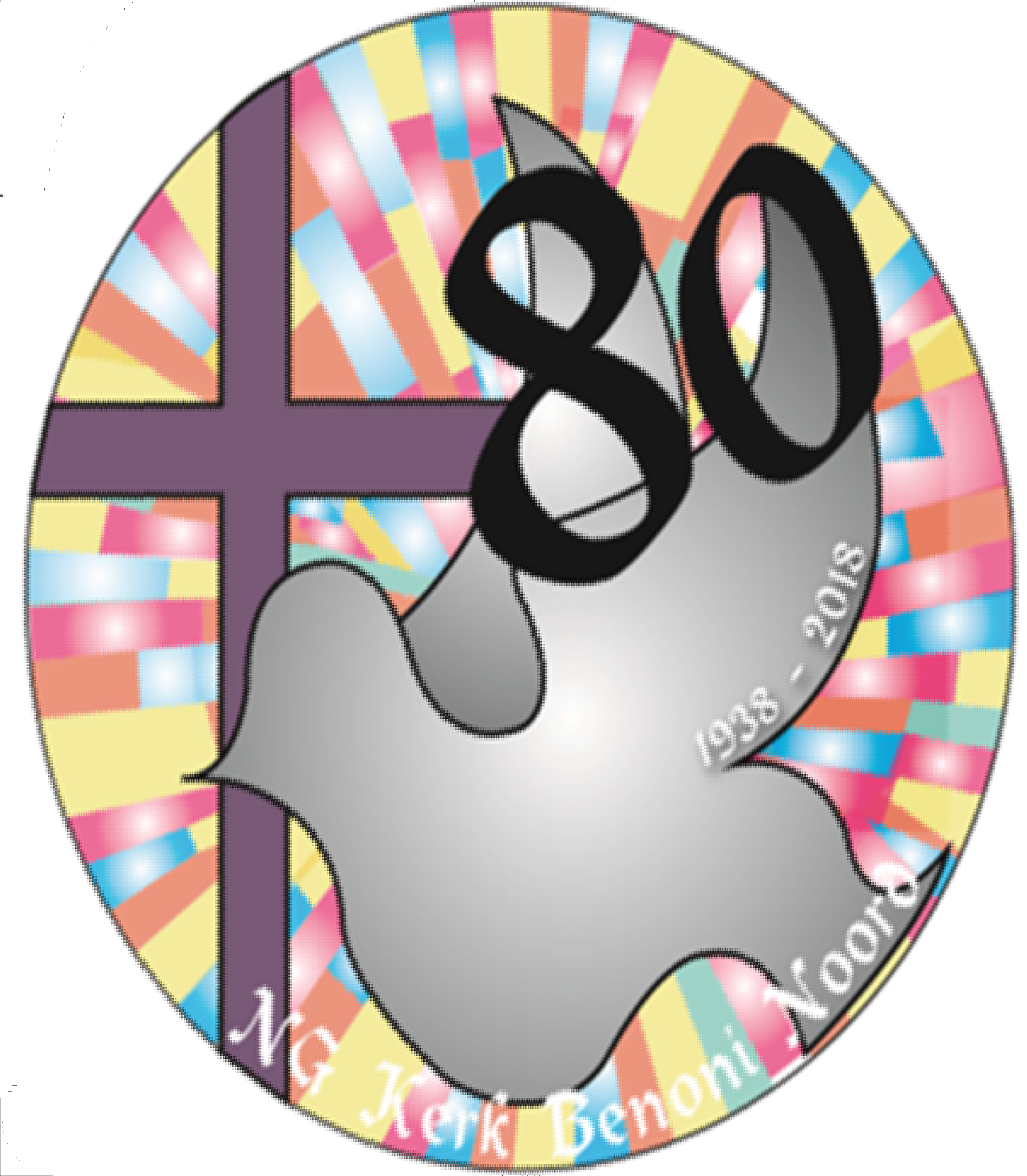 80 jarige viering logo